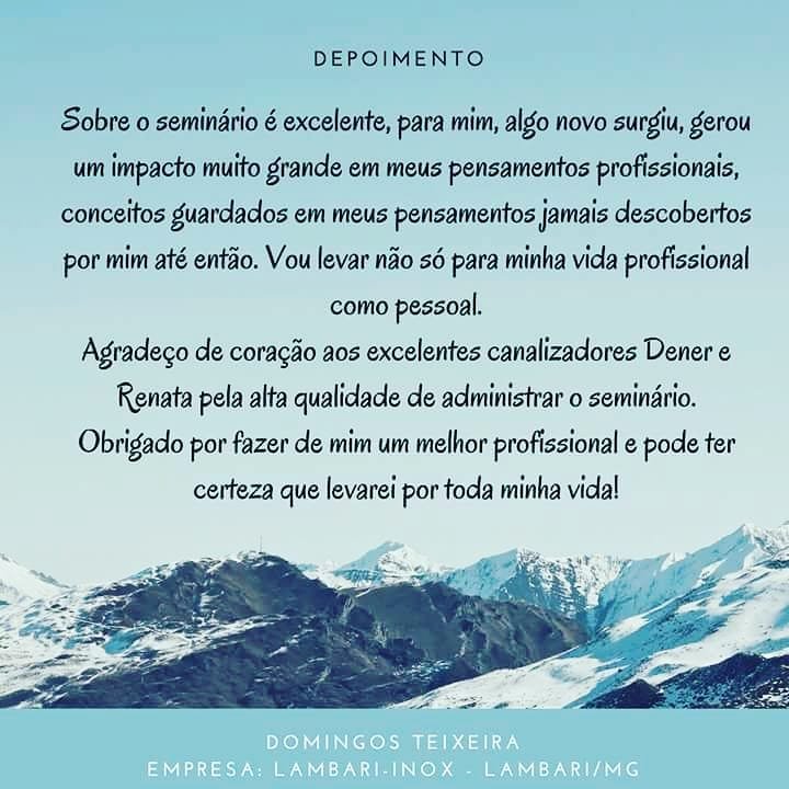 Depoimento de Domingos da empresa Lambari - inox, nós da Nexo agradecemos a sua participação e e