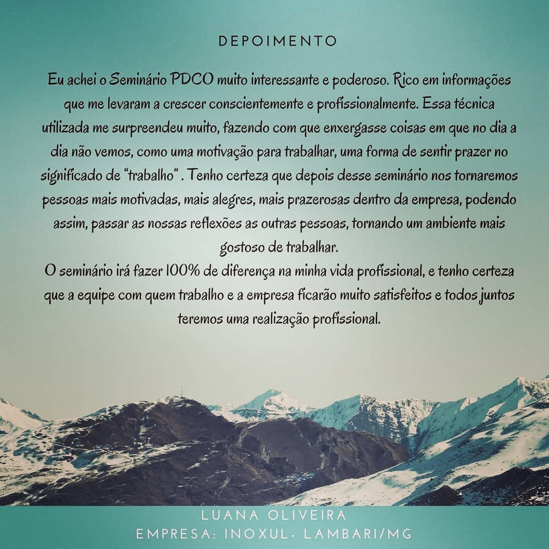 Depoimento de Luana Oliveira sobre o PDCO# Para ver mais, acesse nossa página do Facebook (Nexo